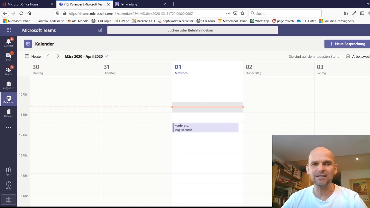 online-Besprechungen (Meetings) mit Microsoft Teams - YouTube