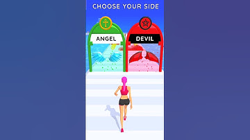 Destiny Run 3D Angel or Devil Gameplay 😱🥰 #shorts #viral #funny #games