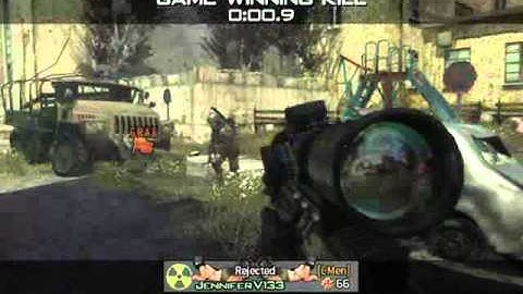 Quick scope kill. xbox 360 final kill cam