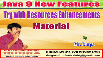 Download Java 9 New Features: Try with Resources Enhancements Material