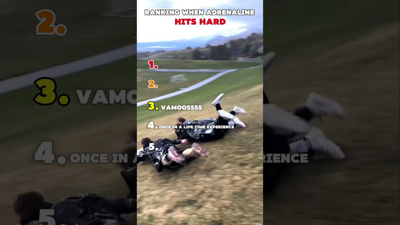 Ranking when adrenaline hits hard (pt 1)
