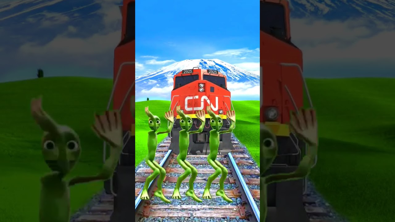 railway alien dance green alien dance 