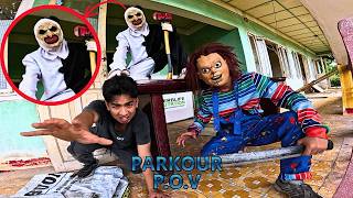 Terrifier Chucky Chase Escape In Real Life Parkour Horror Pov Ep.22