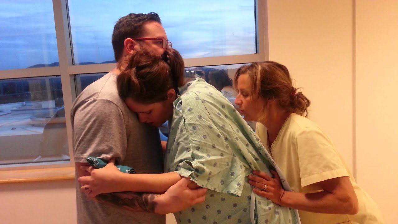 Laboring in the hallway - YouTube