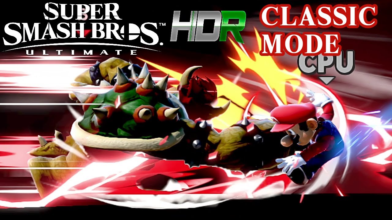Smash Bros. Ultimate (HDR) - Classic Mode with Bowser