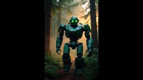 Robots in the mysterious forest #shorts #robot #cuteanimals #funny #ihavethisthingwithplants