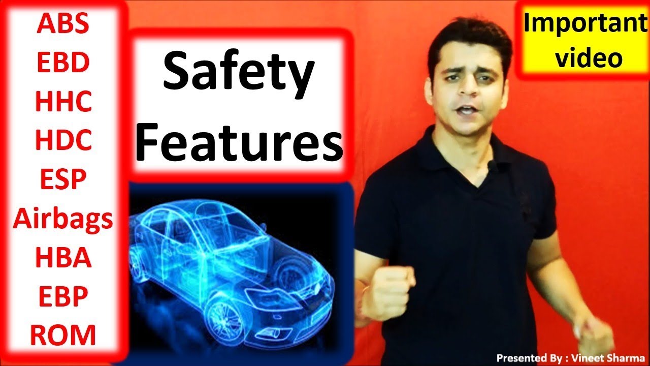 Car Safety कार सेफ्टी -ABS,EDB,HHC,HDC,ESP,Airbags,HBA,EBP,ROM: Twizards Automobile
