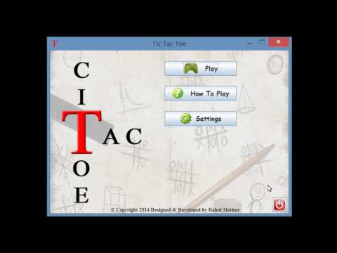 Tic Tac Toe Game (Advance Java/NetBeans 7.4)