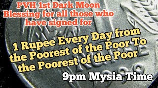 PVH dark moon calendar blessing on Chinese new year and removal of lunatic energy affecting people