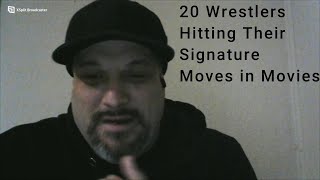 20 Wrestlers Hitting Their Signature Moves In Movies Reaction