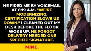 They Fired Their Certification VP by Voicemail — One Missing Signature Froze a $164M Delivery