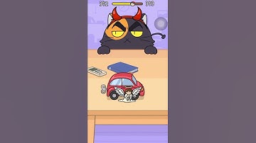 HIDE AND SEEK //CAT ESCAPE GAME 352// DEVIL TROLLS THE ANGEL!! #shorts #cat #gaming