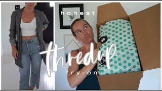 What it's actually like ordering from THREDUP  / / Is it worth it?! An honest try on & review!