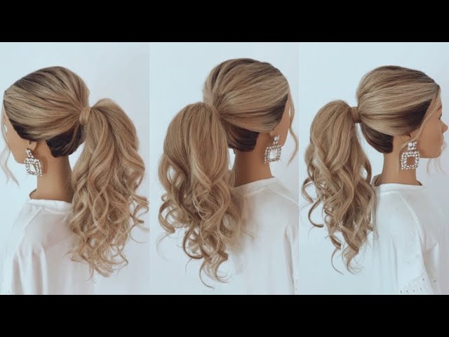 EASY BRAIDED PONYTAIL HAIRSTYLE SPRING 🌷 - Alex Gaboury