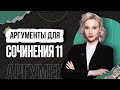 ГОТОВЫЕ АРГУМЕНТЫ К СОЧИНЕНИЮ 11 | ЕГЭ 2023 | ЛИТЕРАТУРА | 99 БАЛЛОВ