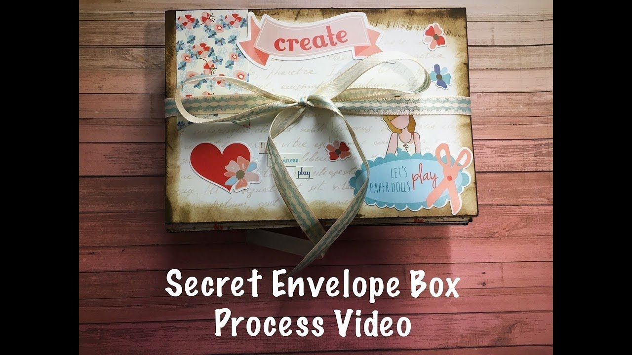Secret Envelope Box - Julie Nutting's Paper Doll Collection