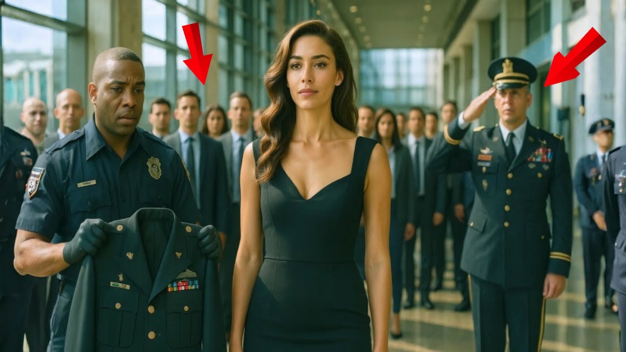 Sprawdzili jej torbę wśród tłumu – i zamarli z wrażenia, gdy zobaczyli starannie złożony mundur.