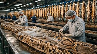 How Exotic Snake Leather Is Made: From Raw Skin to Premium Bags