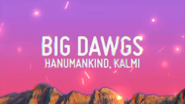 Hanumankind - Big Dawgs | Ft. Kalmi X Shayan Music | Official Song | @shayanofficial05
