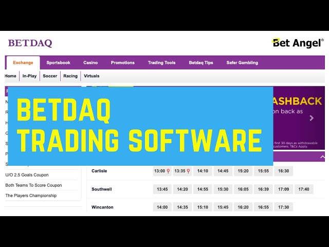 Betdaq trading software - Bet Angel for Betdaq - Full version