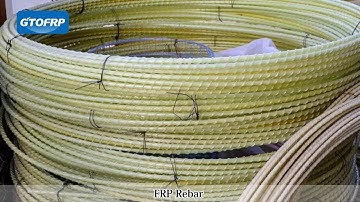 Durable, Lightweight, and Corrosion-Resistant FRP Rebars | GTOFRP Composite Reinforcement #gfrp