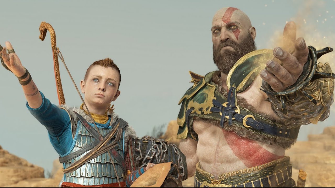 God of War 2018 / Creditos e historia de Atreus de Esparta