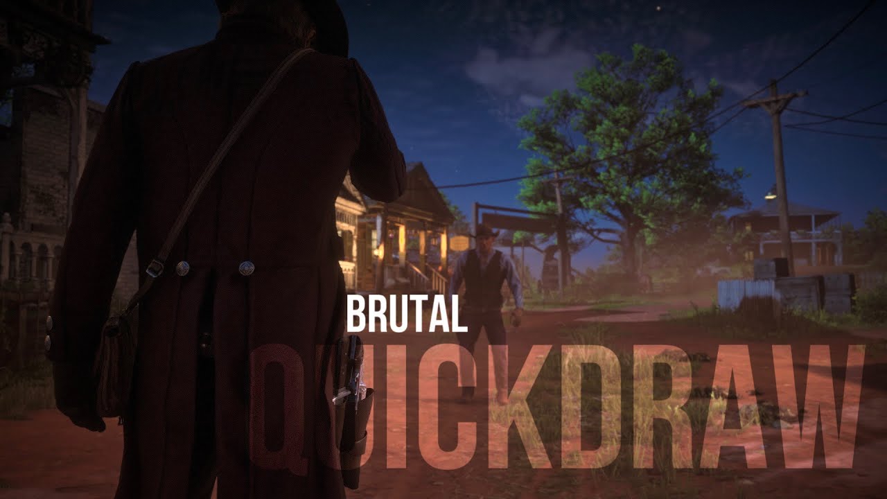 Rdr2 Brutal Quickdraws “No DeadEye” - PC Mods - YouTube