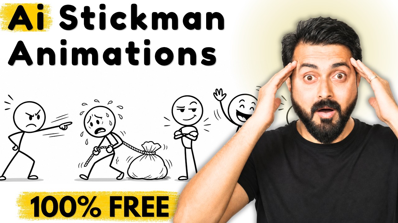 How to Make Stickman Videos with AI (100% FREE)