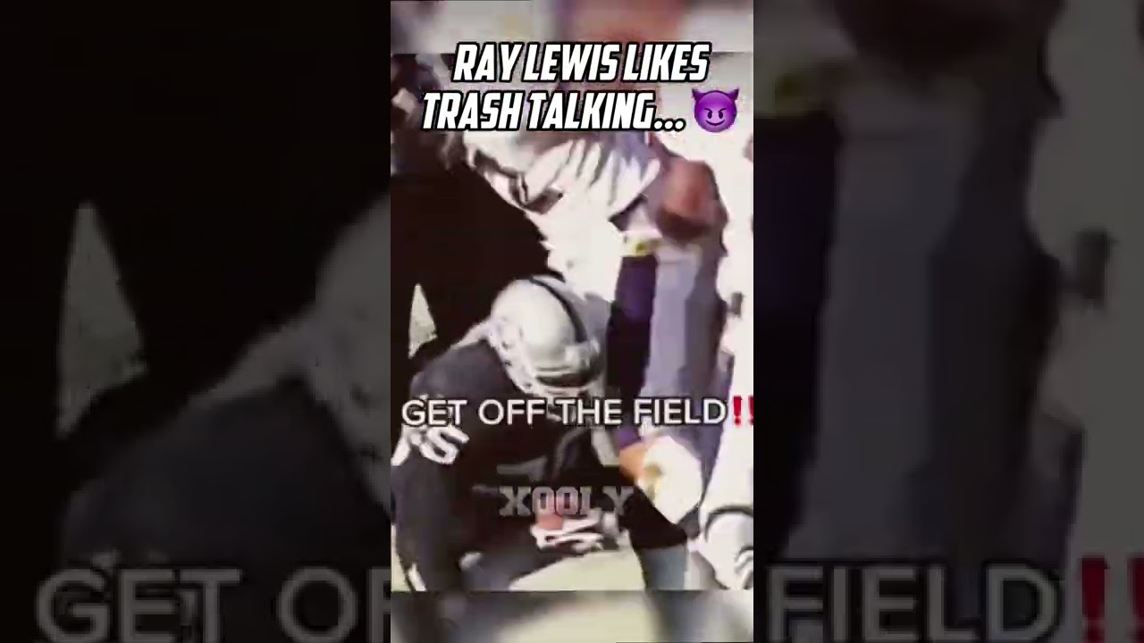 Ray Lewis Likes Trash Talking… 😈 