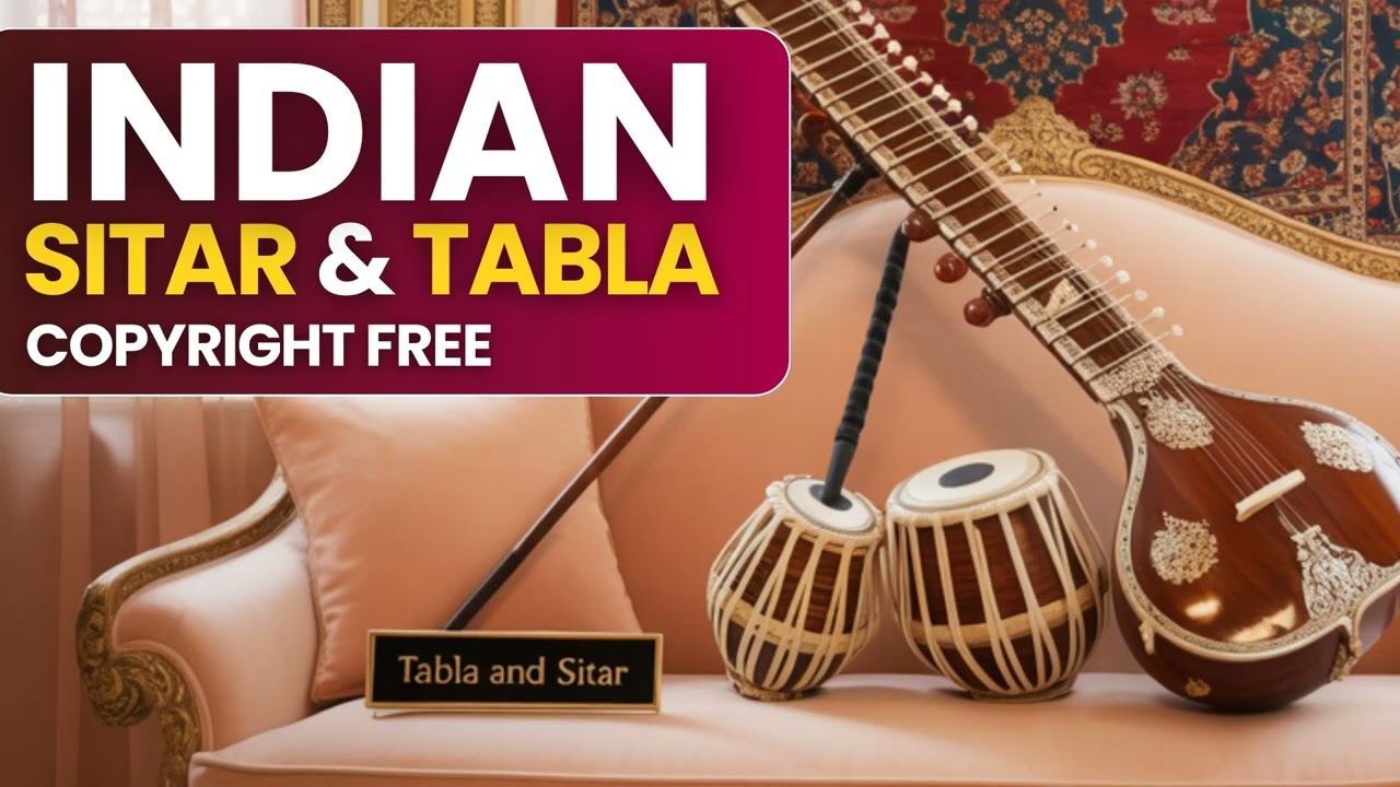 Classical Sitar and Tabla Wellness Music Copyright Free