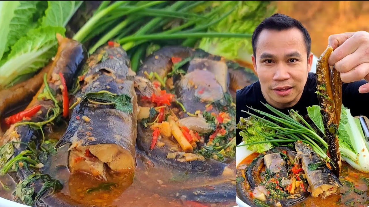 2สหายใต้น้ำ ปลาไหล ปลาดุกเครื่องสมุนไพรหอมๆแซ่บๆ