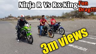 Ninja 150 R Vs Rx-King sang raja jalanan👑.....