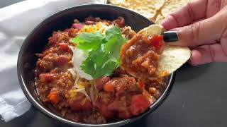 Chili con Carne Molida ( súper fácil de preparar)