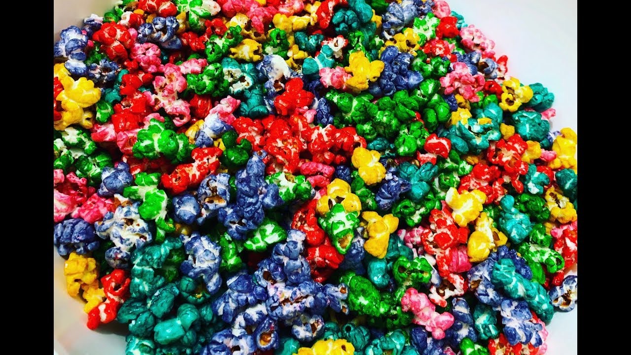 PIPOCA DOCE COLORIDA E SABORES LEITE NINHO E OVOMALTINE