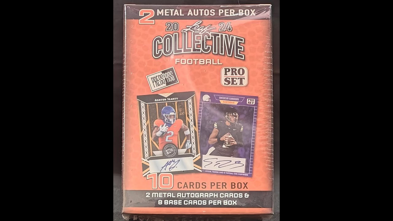 2024 Leaf Collective Football Blaster Box