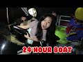 24 hour game master challenge in a scary boat