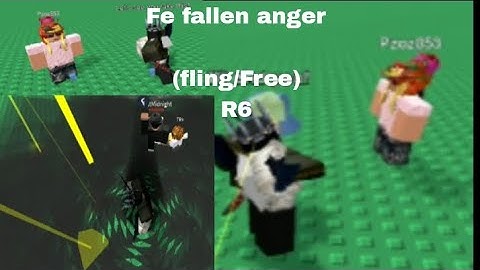 Roblox Fe Script Showcase | Fe fallen anger (fling/free) | Fluxus and Hydrogen