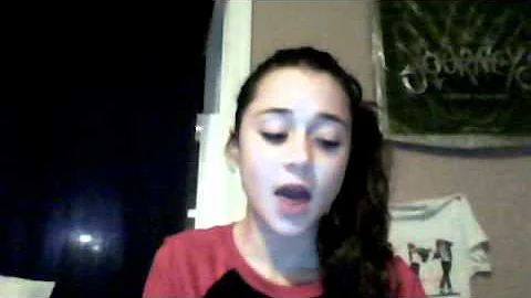 LAURA BLEVINS singing mistletoe by justin bieber