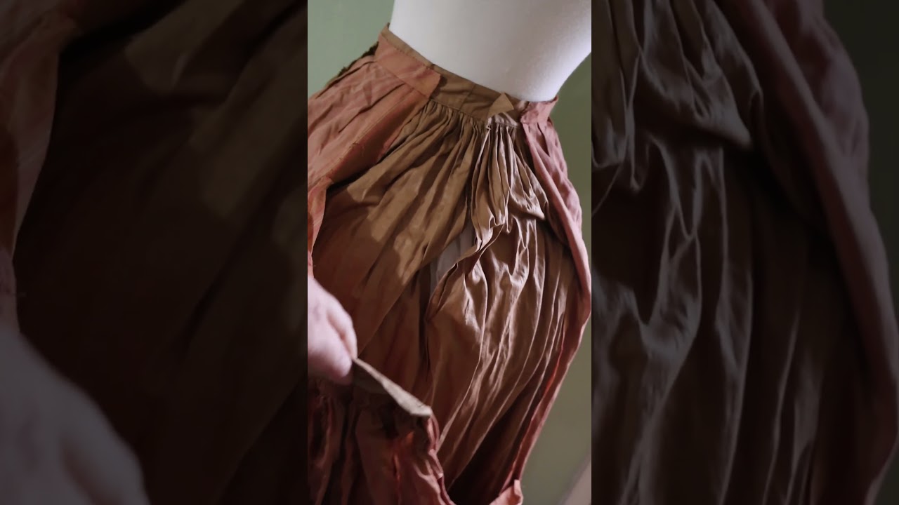 The 1880s Cotton Stripe Bustle Dress (Extant Analysis)