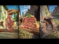 ULTIMATE 🍕PIZZA-STEAK🥩 - COOKING AT RUINED FACTORY 🏭
