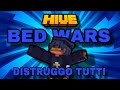 distruggo tutti nelle BED WARS di THE HIVE