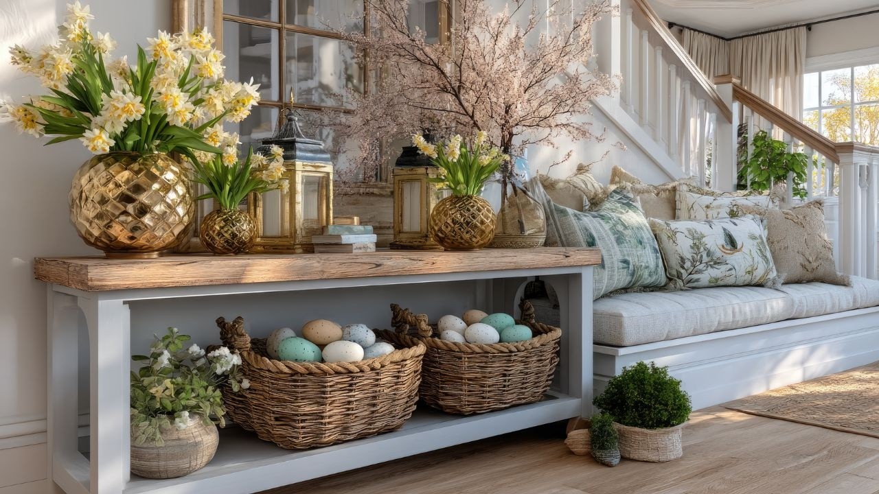 Timeless Spring Beauty | Stunning Vintage Farmhouse Handmade Easter Decor Ideas