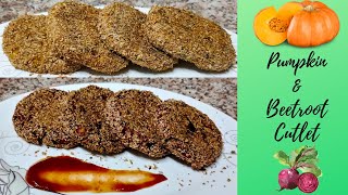 BAKED PUMPKIN AND BEETROOT CUTLET | HOW TO MAKE VEG CUTLET IN TAMIL