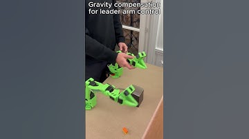 Gravity compensation for leader arm control on SO-100 robot