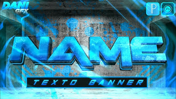 como hacer textos 3d en android ps Touch. 2020 danigfx