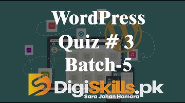 Digiskills – WordPress Quiz No. 3 | Quiz Solution Batch 5 | Batch-05_ WPS101_3 | Assi4u