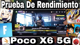 POCO X6 5G  Prueba De Rendimiento Y Juegos