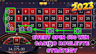 CASINO ROULETTE. EVERY SPIN 600 WIN CASINO ROULETTE GAME. TODAY BIG WIN  PLAYING 37 NUMBER WIN 2023 Resimi