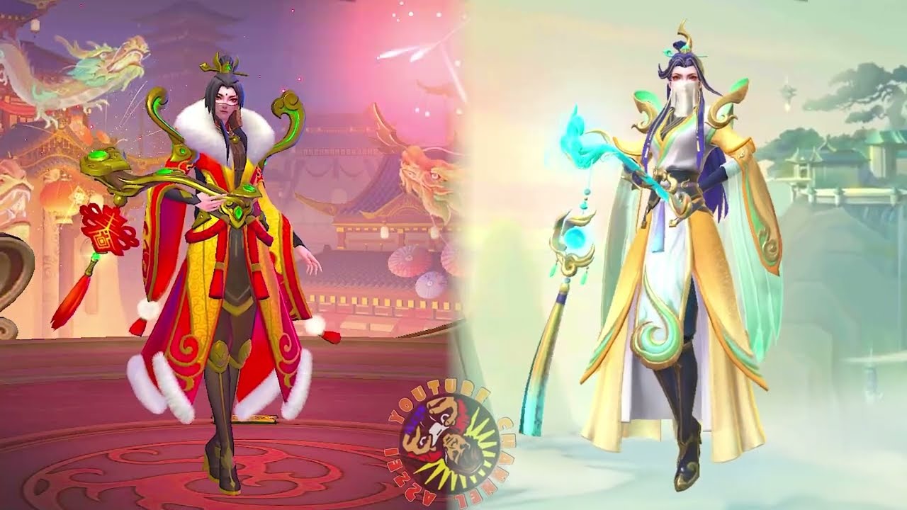 Luo Yi Elysium Guardian Collector Skin VS Dawning Fortune Lunar Fest