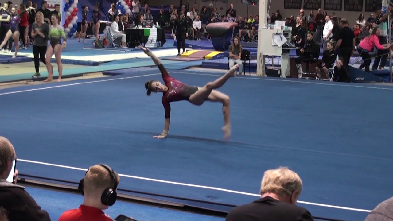 Alex Routsis- Class of 2023- Level 10 State Meet (Floor) - YouTube